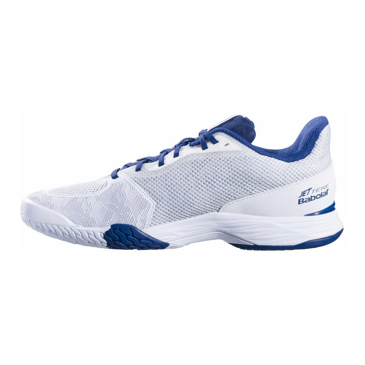 Babolat Jet Tere All Court Men's Tennis Shoe (White/Estate Blue) - InstaSport