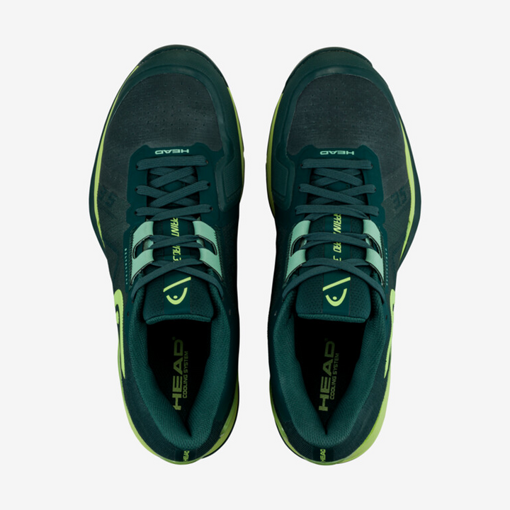 Head Sprint Pro 3.5 Tennis Shoes (Forest Green/Light Green) - InstaSport