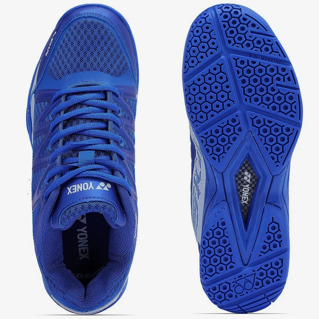 YONEX Skill Badminton Shoes (Hyper Blue/ White) - InstaSport