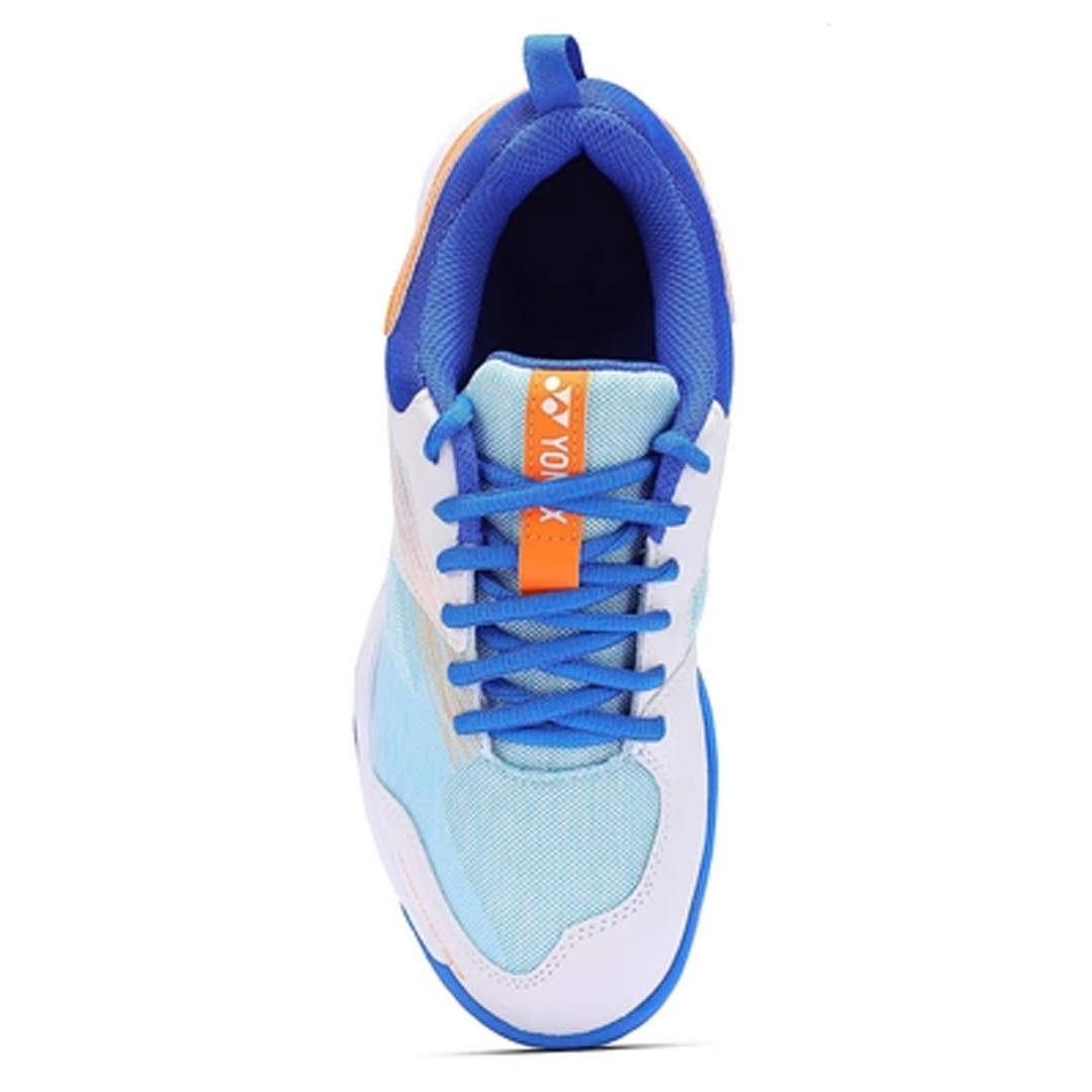 YONEX Power Cushion SHB 37 (White/Blue) Badminton Shoes - InstaSport