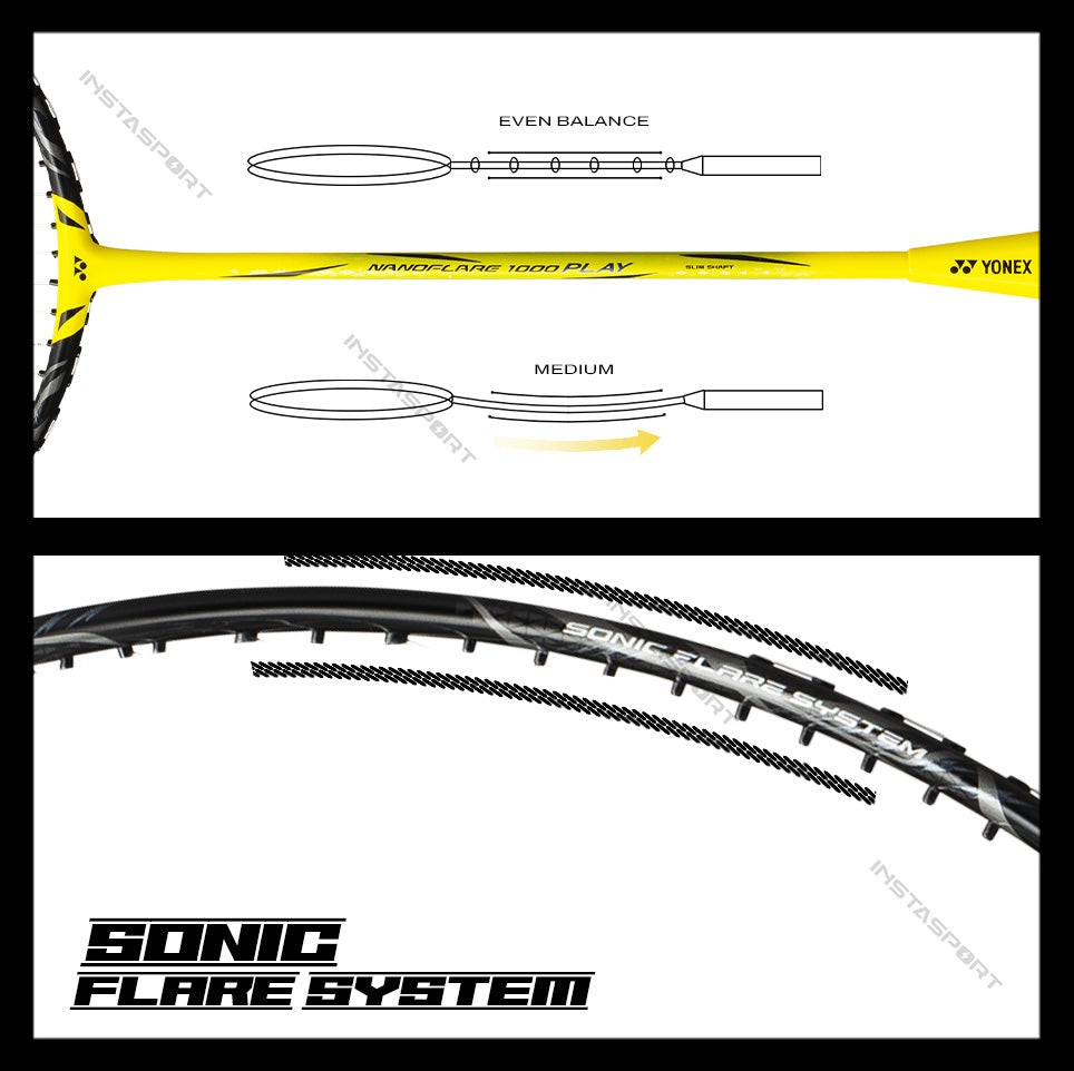 Yonex Nanoflare 1000 Play Badminton Racket - InstaSport