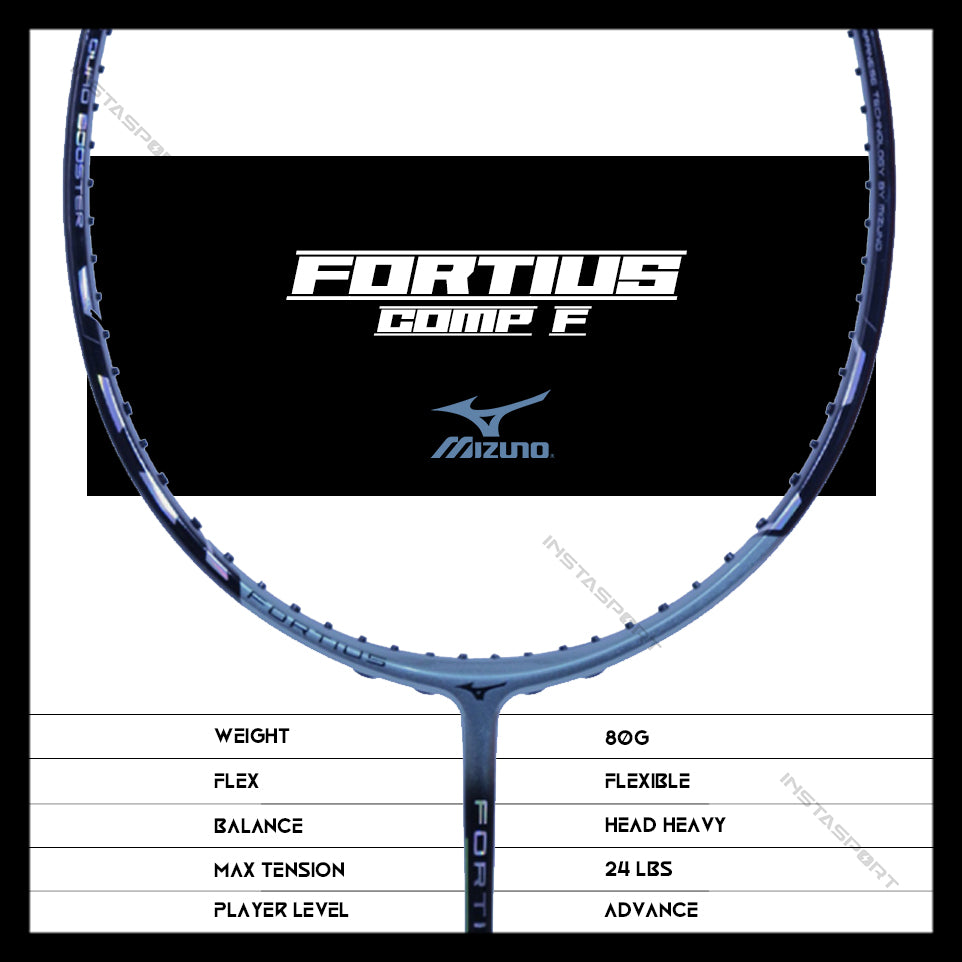 Mizuno Fortius Comp-F Badminton Racket - InstaSport
