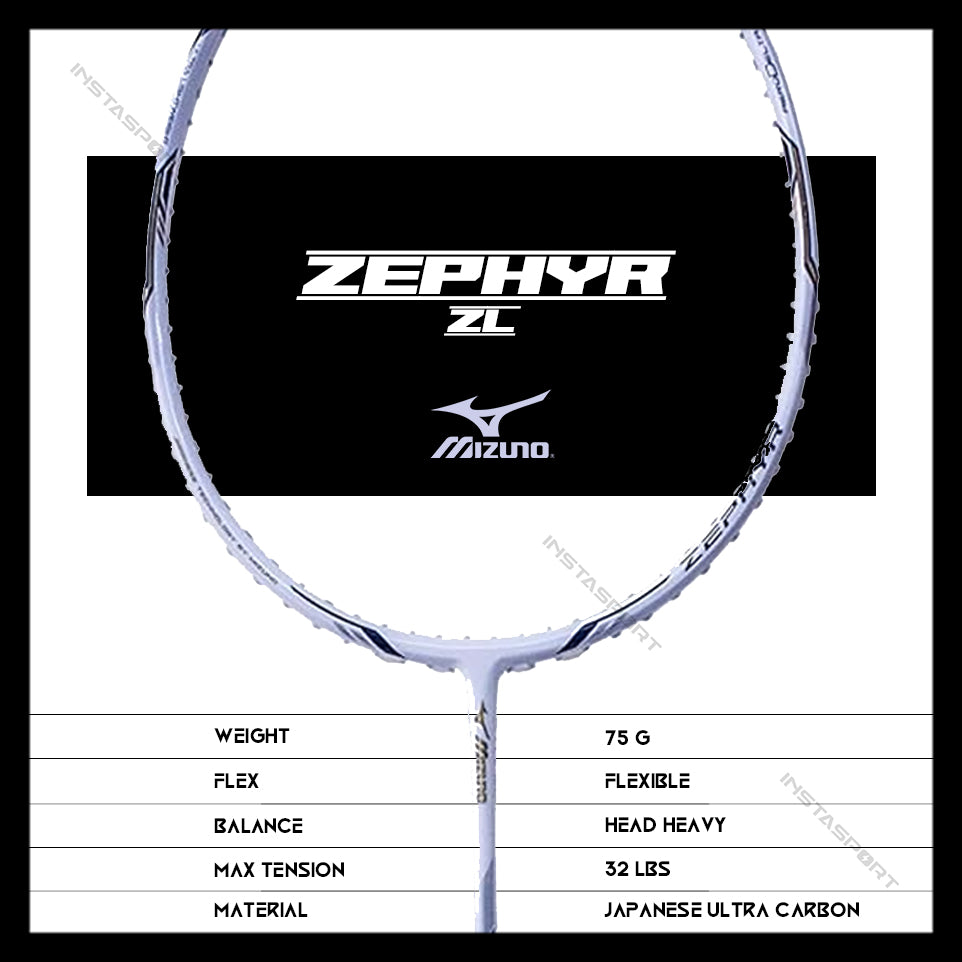 Mizuno Zephyr ZL Badminton Racket - InstaSport