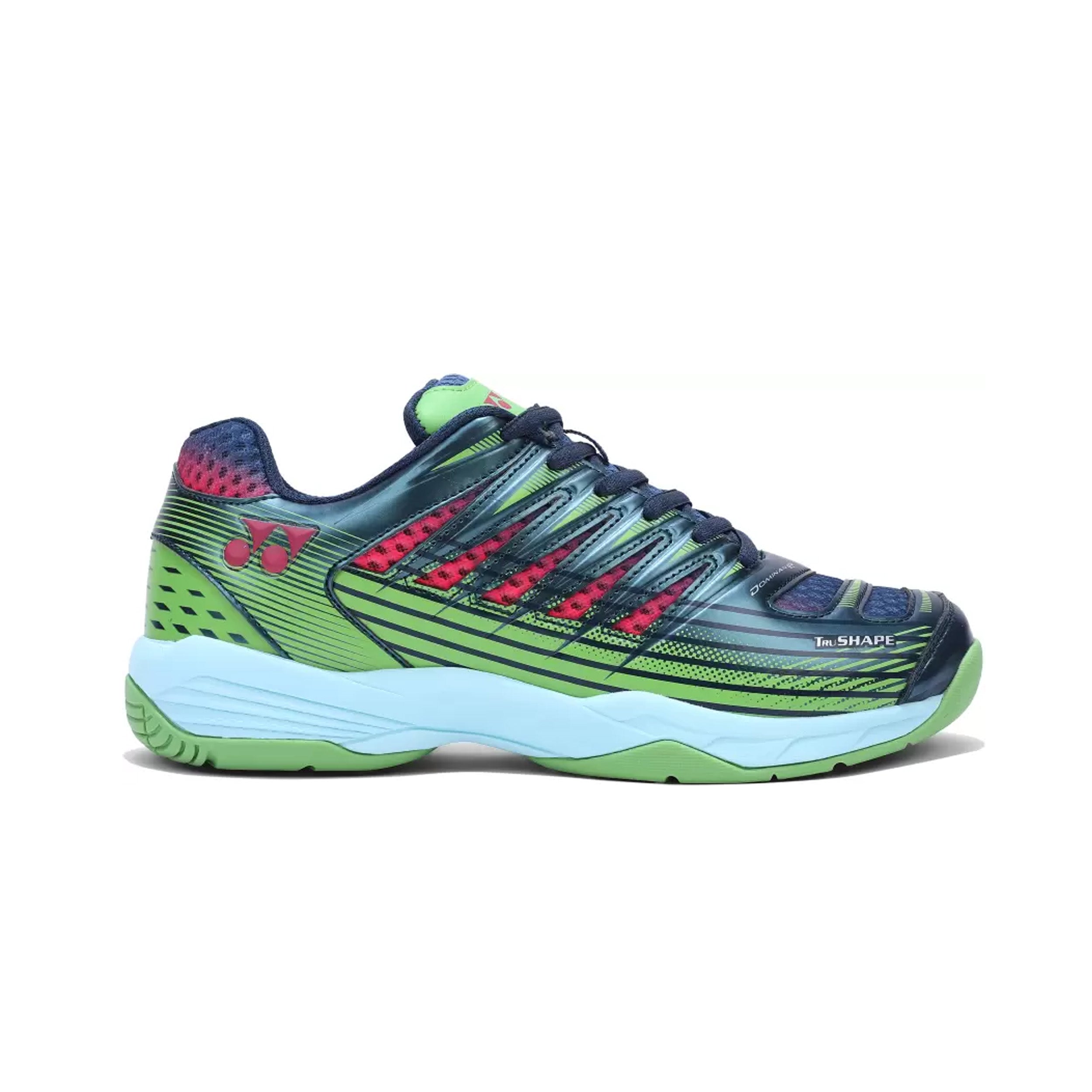 Yonex Tour Dominant 2 Men's Badminton Shoes (Dark Sea/Bright Lime/Watermelon) - InstaSport