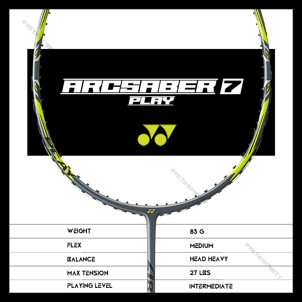 YONEX Arcsaber 7 Play Badminton Racket - InstaSport