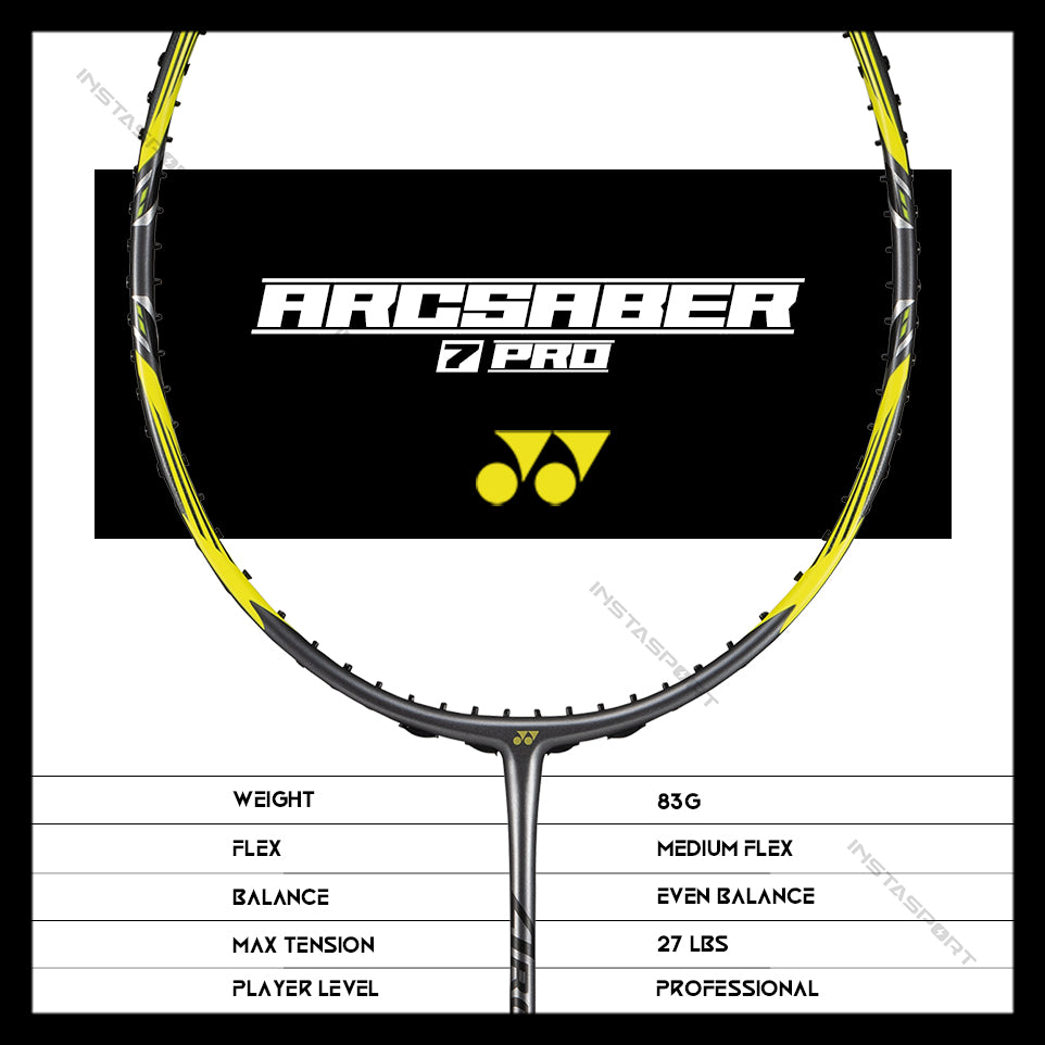 YONEX Arcsaber 7 Pro Badminton Racket - InstaSport