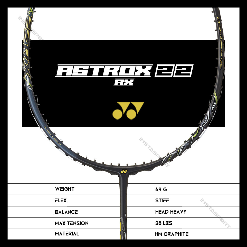 YONEX Astrox 22 RX Badminton Racket - InstaSport