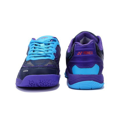 Yonex Dual Badminton Shoes for Men (Blue Ribbon/Ultra Violet/Aqua Blue) - InstaSport