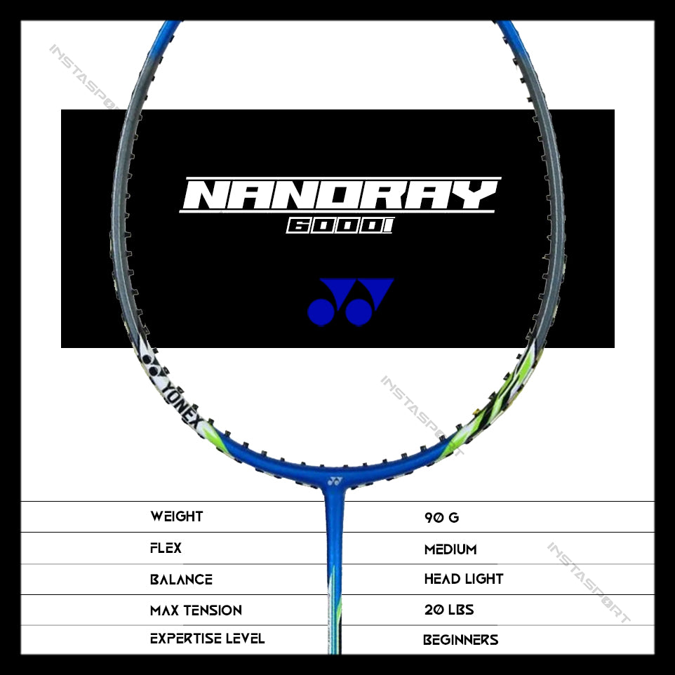 YONEX Nanoray 6000I Badminton Racket - InstaSport