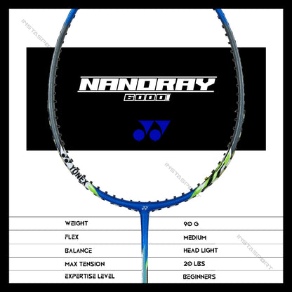 YONEX Nanoray 6000I Badminton Racket - InstaSport