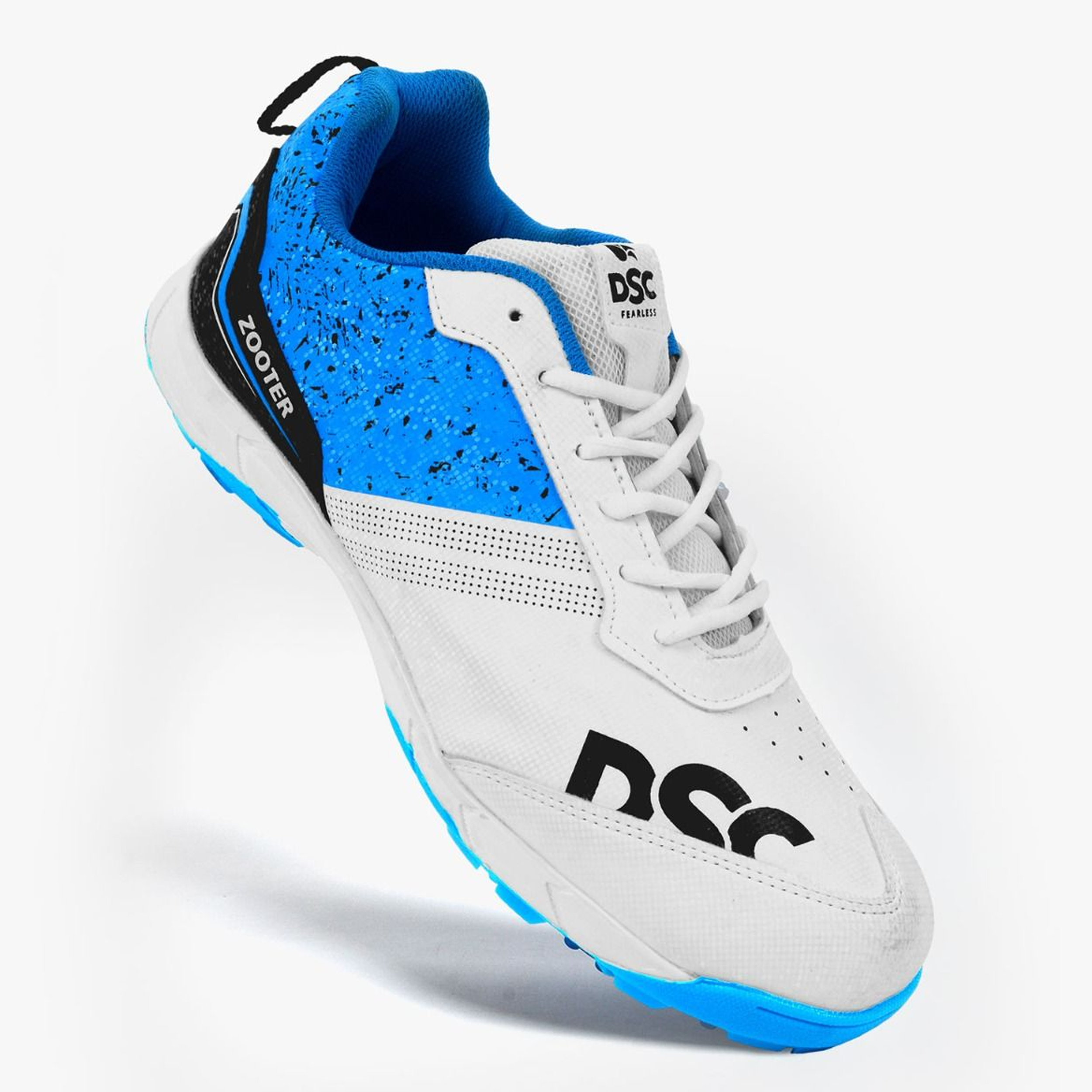 DSC Zooter Cricket Spike Shoes (Blue) (UK3 - UK11) - InstaSport