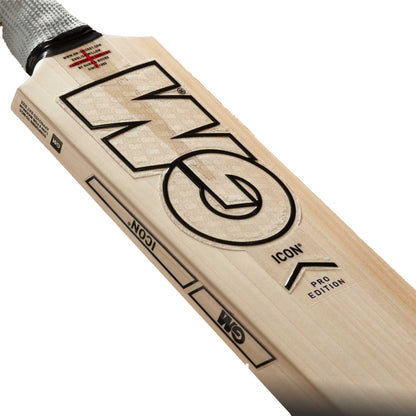 GM Icon Pro Edition English Willow Cricket Bat (Made in U.K.) -SH - InstaSport