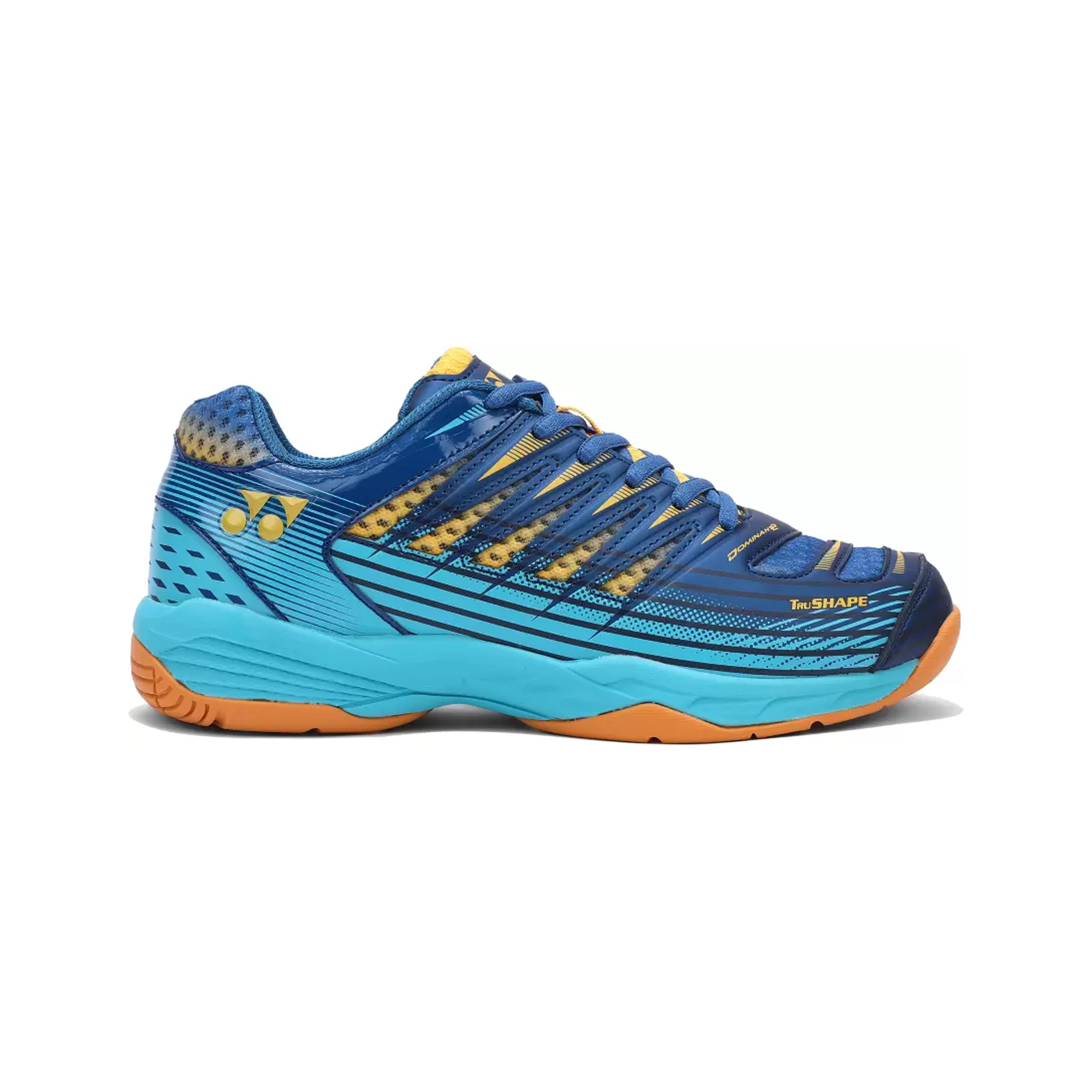 Yonex Tour Dominant 2 Men's Badminton Shoes (Sailor Blue/Bright Aqua/Mustard Gold) - InstaSport