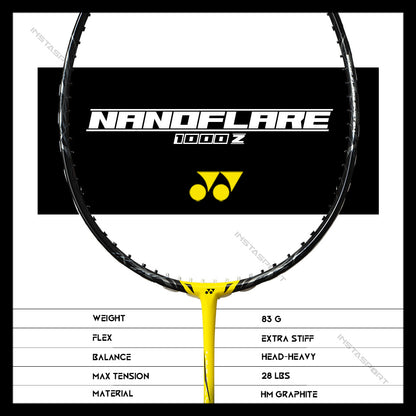 Yonex Nanoflare 1000 Z Badminton Racket - InstaSport