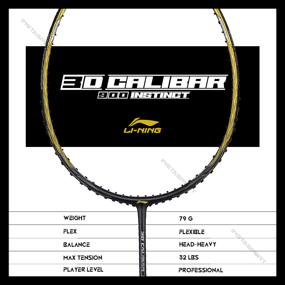 Li-Ning 3D Calibar 900 Instinct Badminton Racket - InstaSport