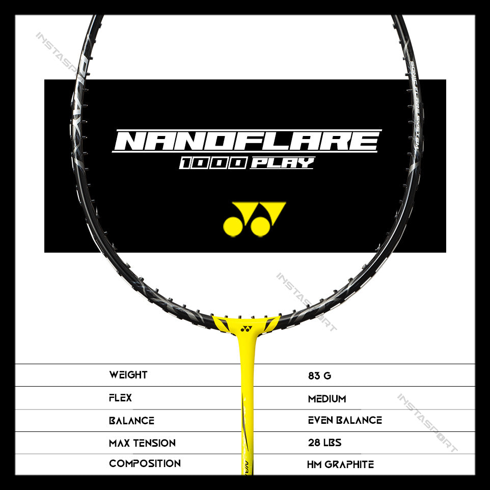 Yonex Nanoflare 1000 Play Badminton Racket - InstaSport