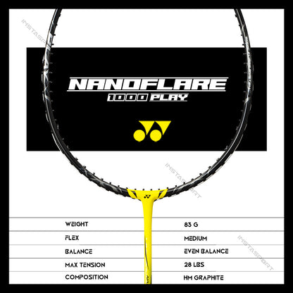 Yonex Nanoflare 1000 Play Badminton Racket - InstaSport