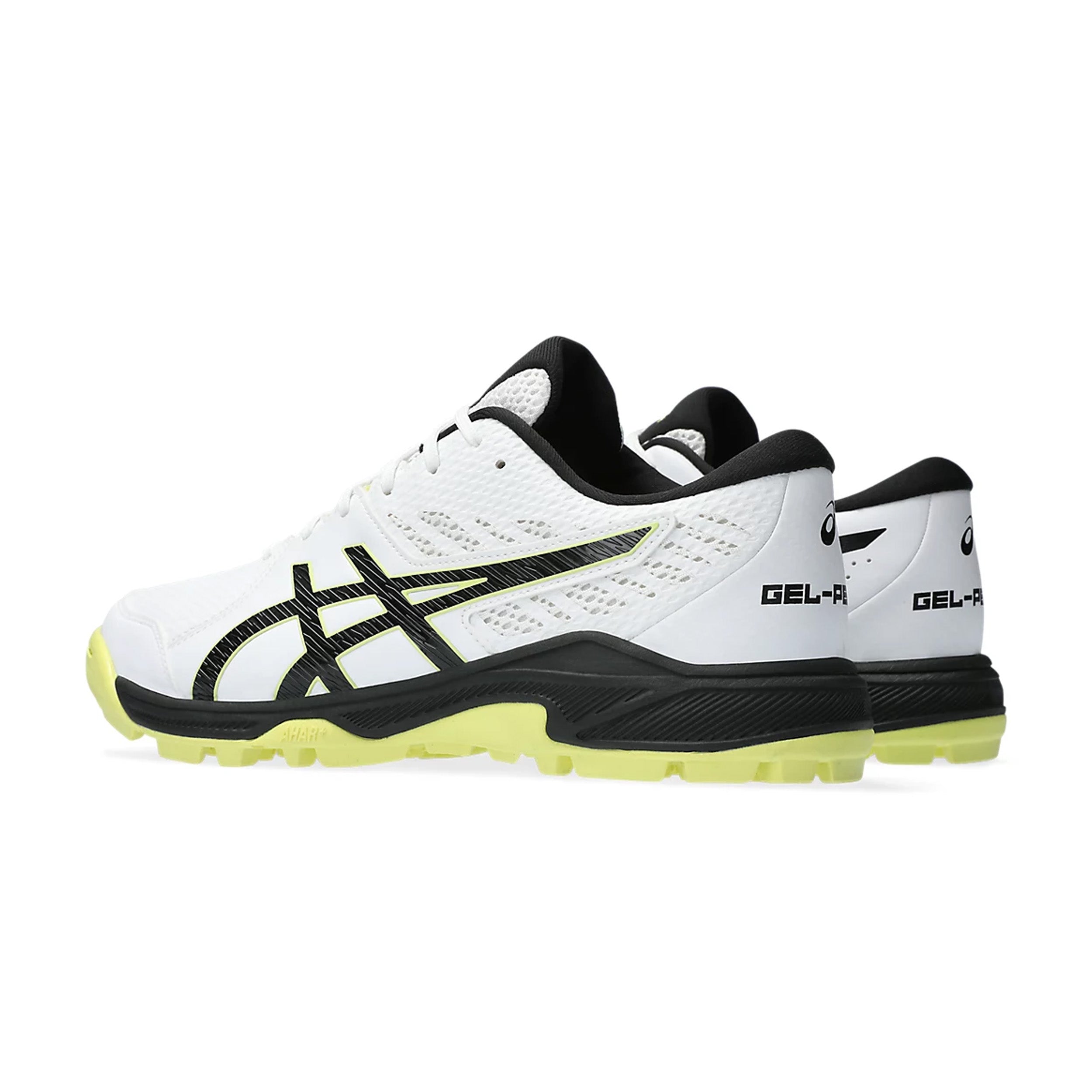 Asics Gel Peake 2 Men's Cricket Shoes (White/Glow Yellow) - InstaSport