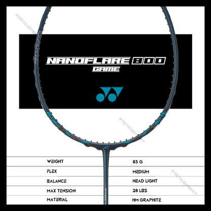 Yonex Nanoflare 800 Game Badminton Racket - InstaSport