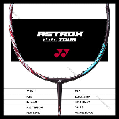 YONEX Astrox 100 Tour Badminton Racket - InstaSport