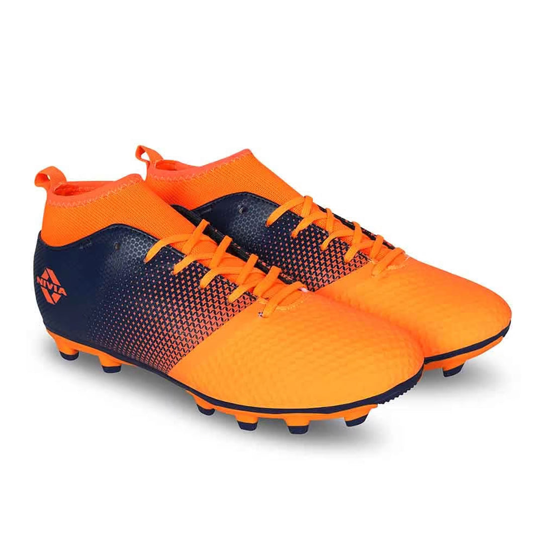 Nivia Ashtang Football Stud - Orange - InstaSport