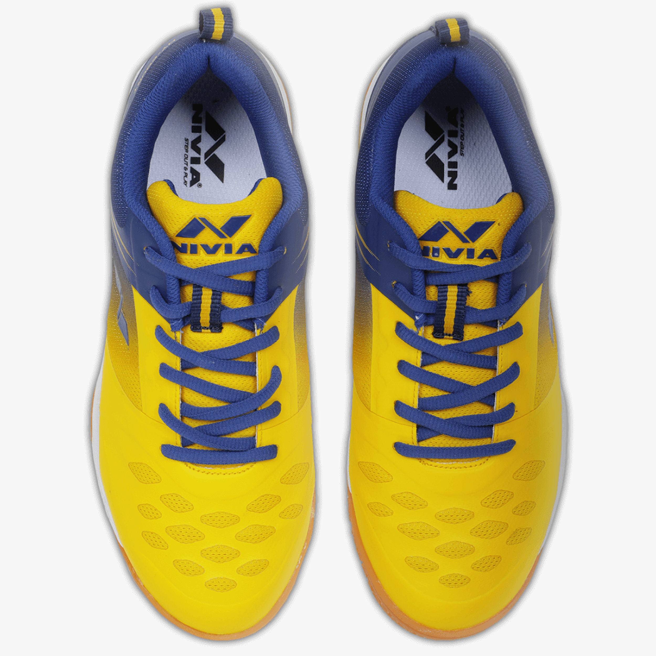 Nivia Hy-Court 2.0 Badminton Shoes (Yellow) - InstaSport