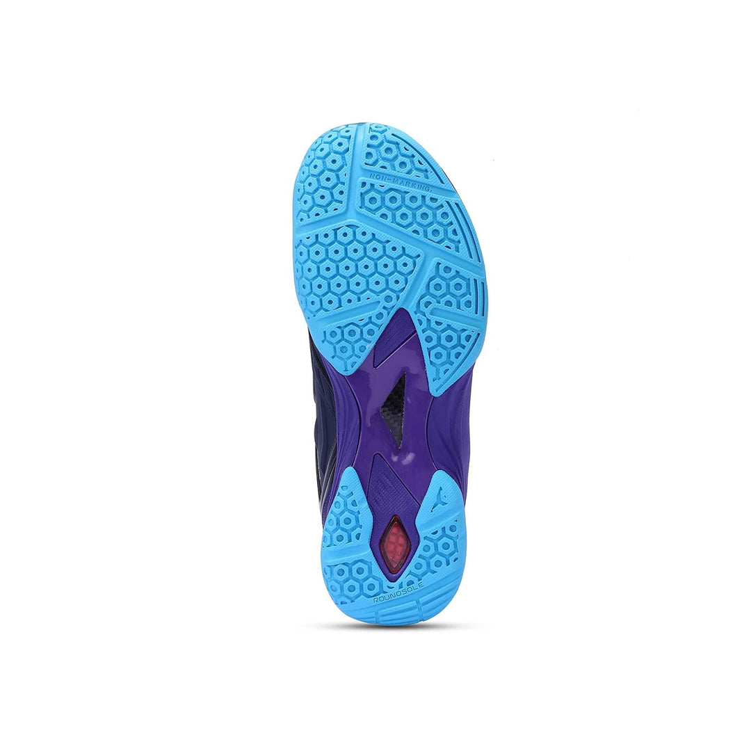 Yonex Dual Badminton Shoes for Men (Blue Ribbon/Ultra Violet/Aqua Blue) - InstaSport