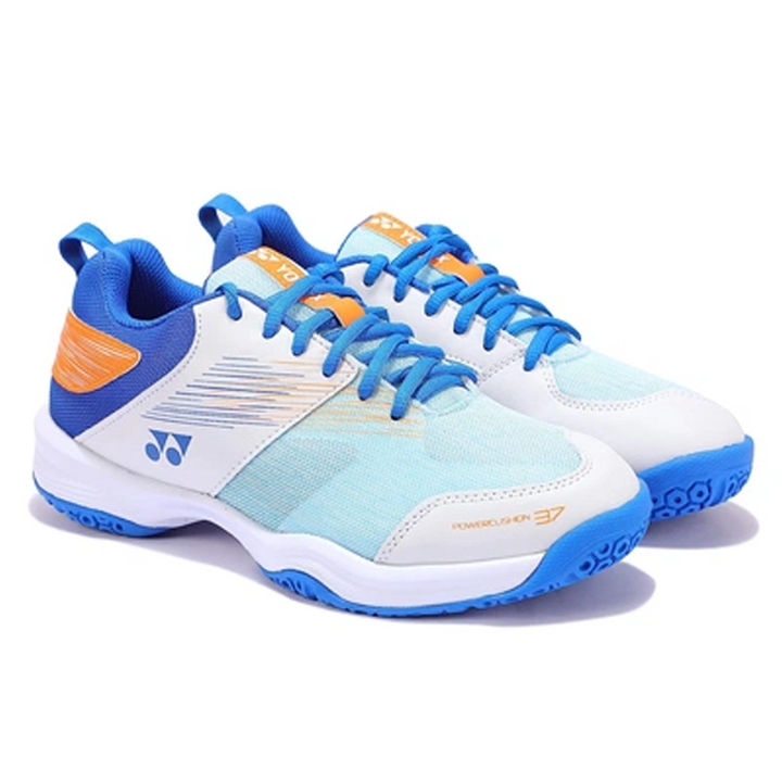 YONEX Power Cushion SHB 37 (White/Blue) Badminton Shoes - InstaSport