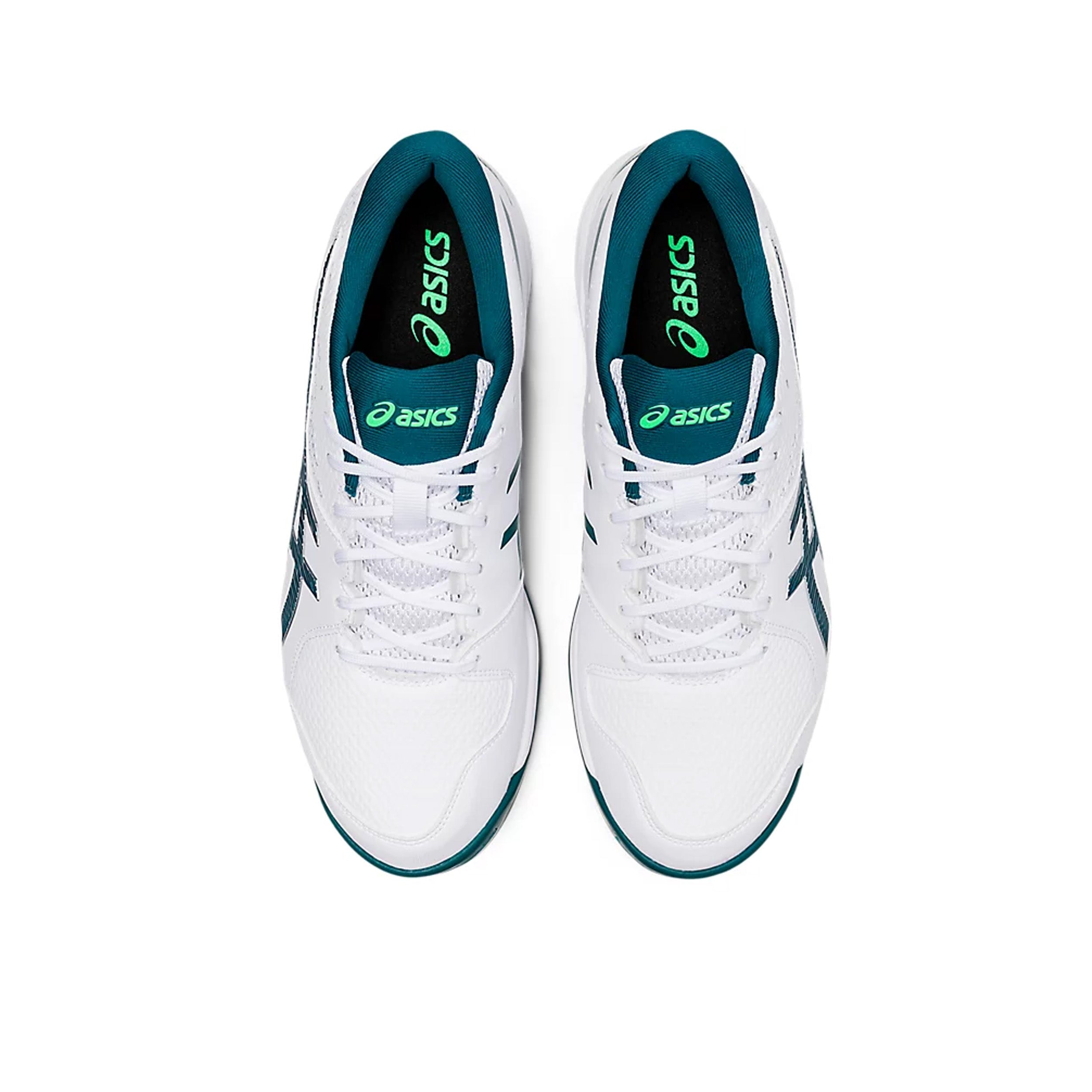 Asics Gel Peake 2 Men's Cricket Shoes (White/Velvet Pine) - InstaSport