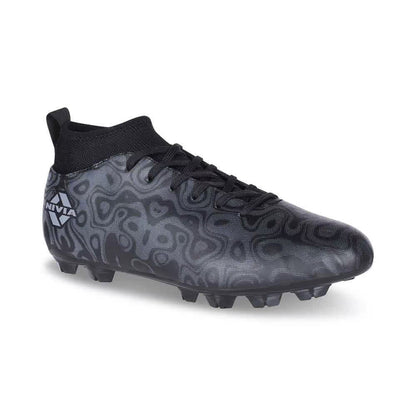 Nivia Carbonite 5.0 Pro Football Stud - Black - InstaSport