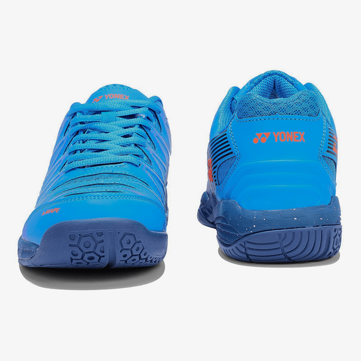 YONEX Dominant Badminton Shoes (Digital Aqua/ Dark Indigo/ Bright Coral) - InstaSport