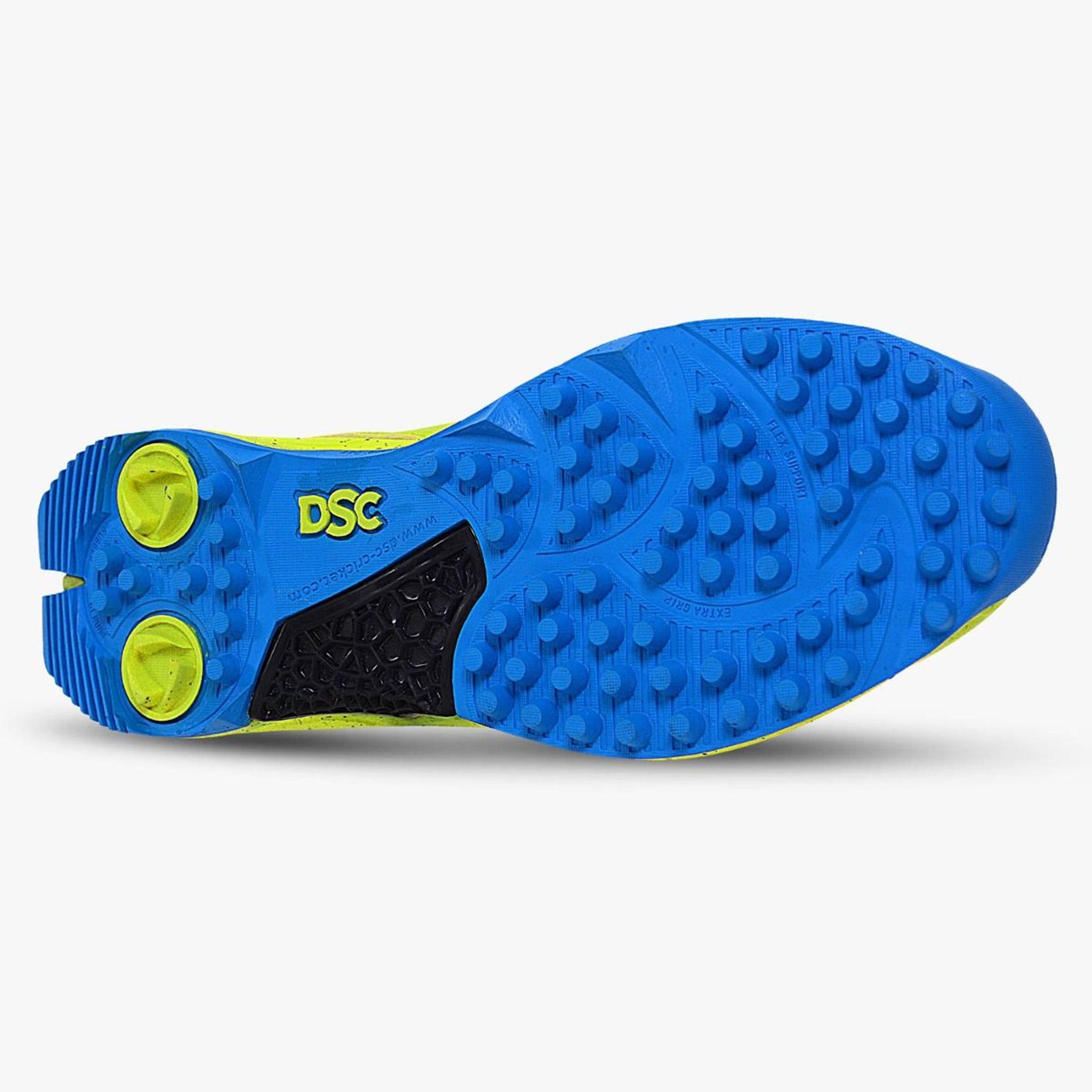 DSC Jaffa 22 Cricket Spike Shoes - Yellow - InstaSport