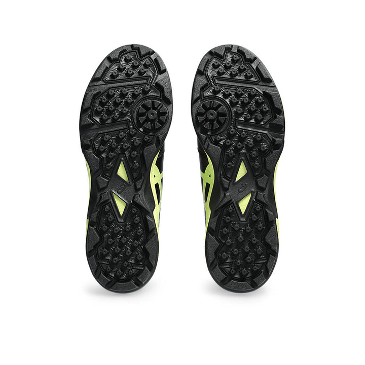 Asics Gel Peake 2 Men's Cricket Shoes (Black/Glow Yellow) - InstaSport