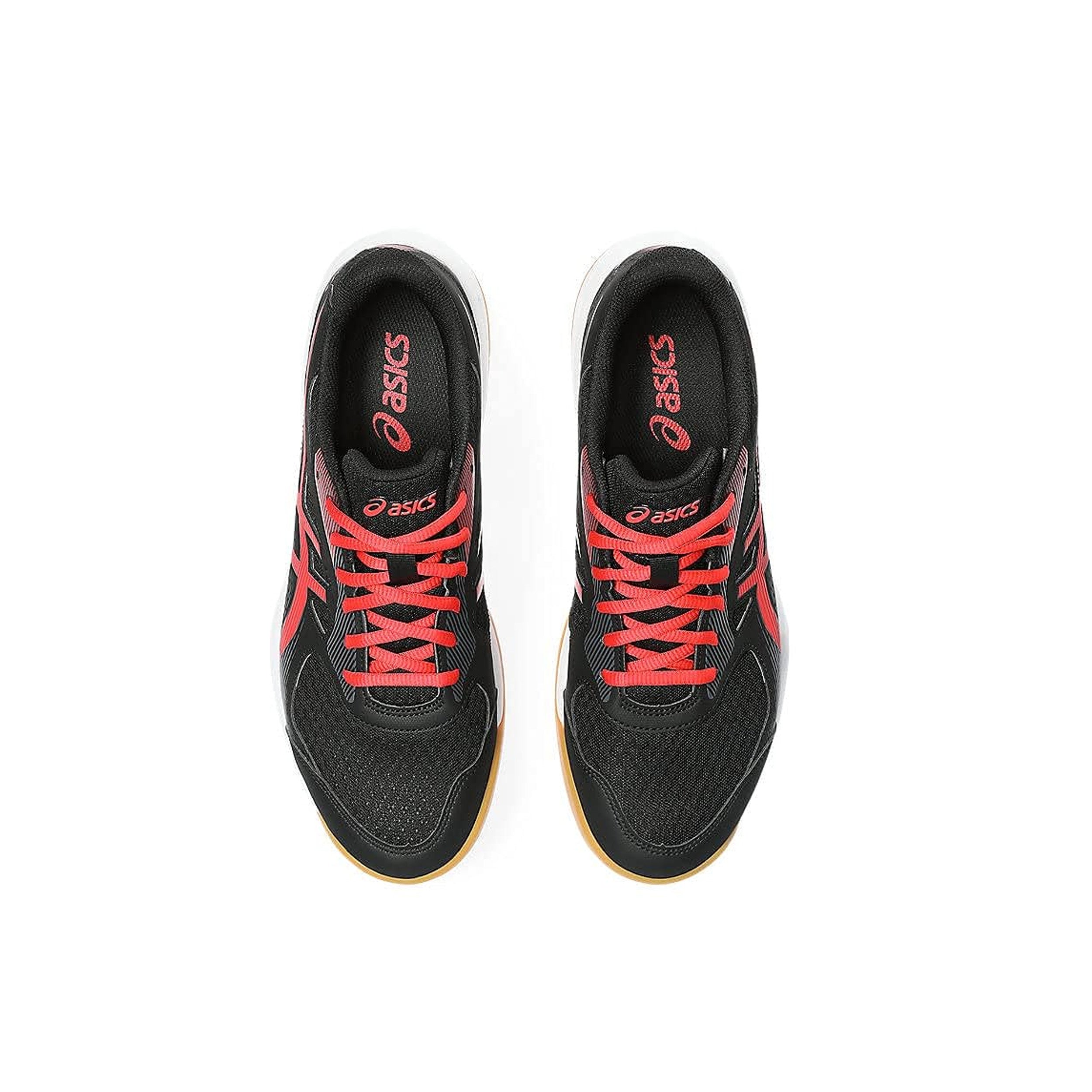 Asics Upcourt 5 (Black/Classic Red) Badminton Shoes - InstaSport