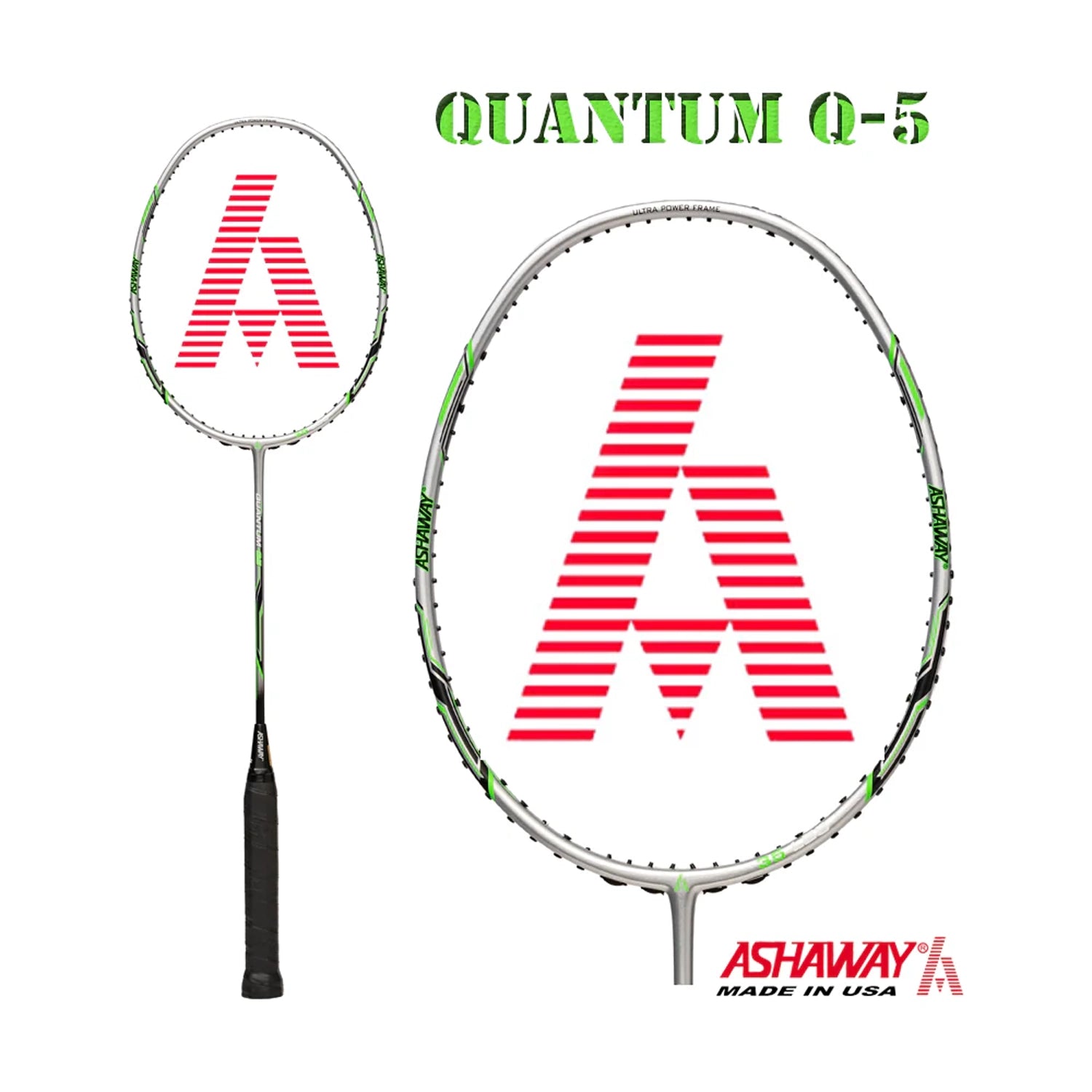 Ashaway_QUANTUM5_35lbs_NEW_BadmintonRacket_Spec_Instasport
