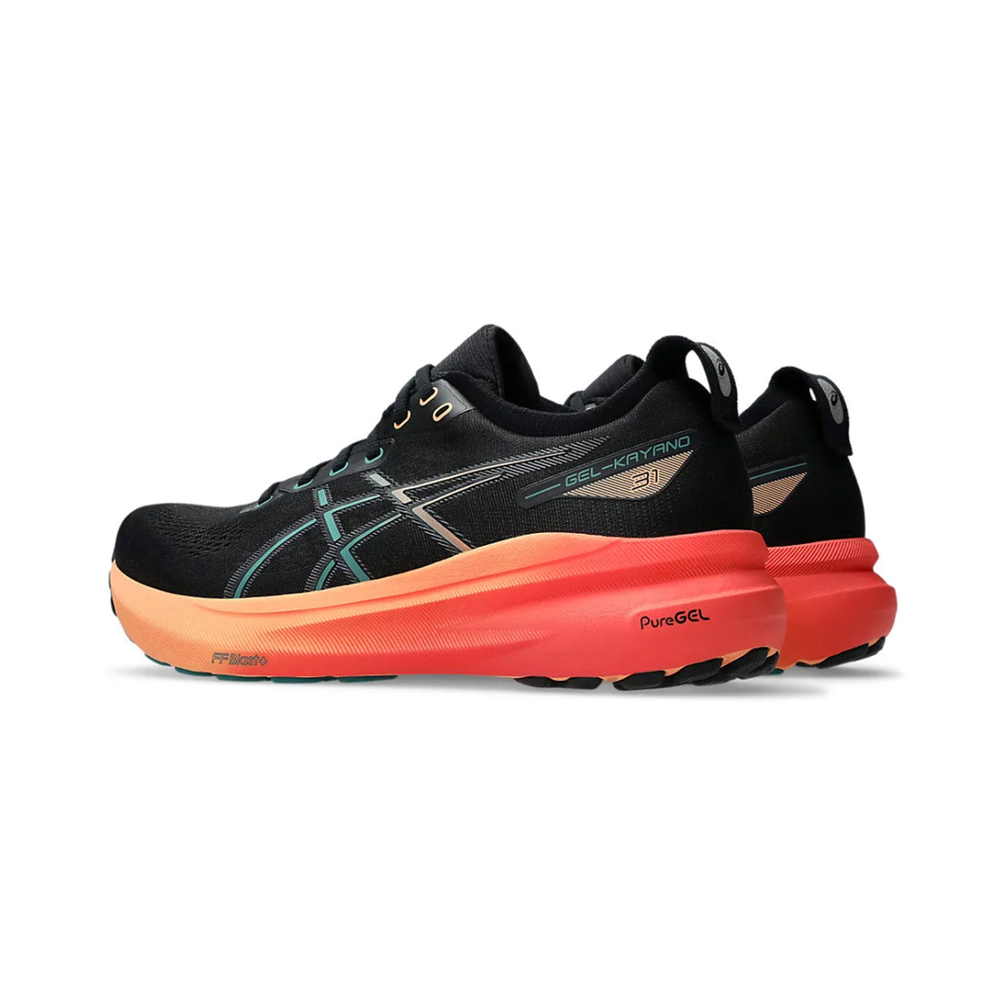 Asics Gel-Kayano 31 Men's Running Shoes -Black/Rainy Lake