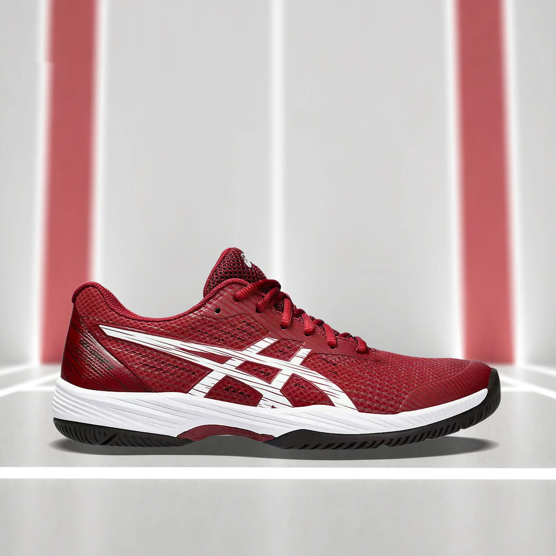 Asics Gel Game 9 Tennis Shoes (Antique Red/White)
