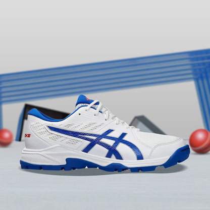 Asics Gel Peake 2 Men's Cricket Shoes (White/Tuna Blue)