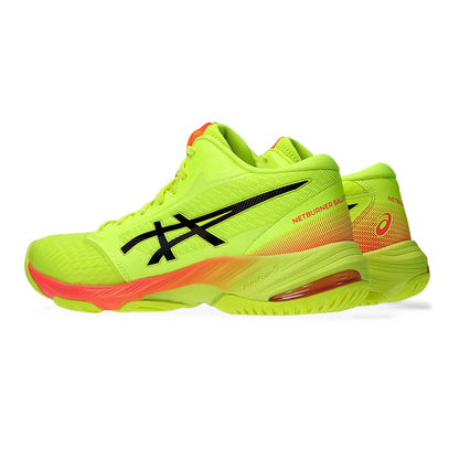 Asics Netburner Ballistic FF MT 3 Paris Men's Volleyball Shoes - Safety-Yellow/Black