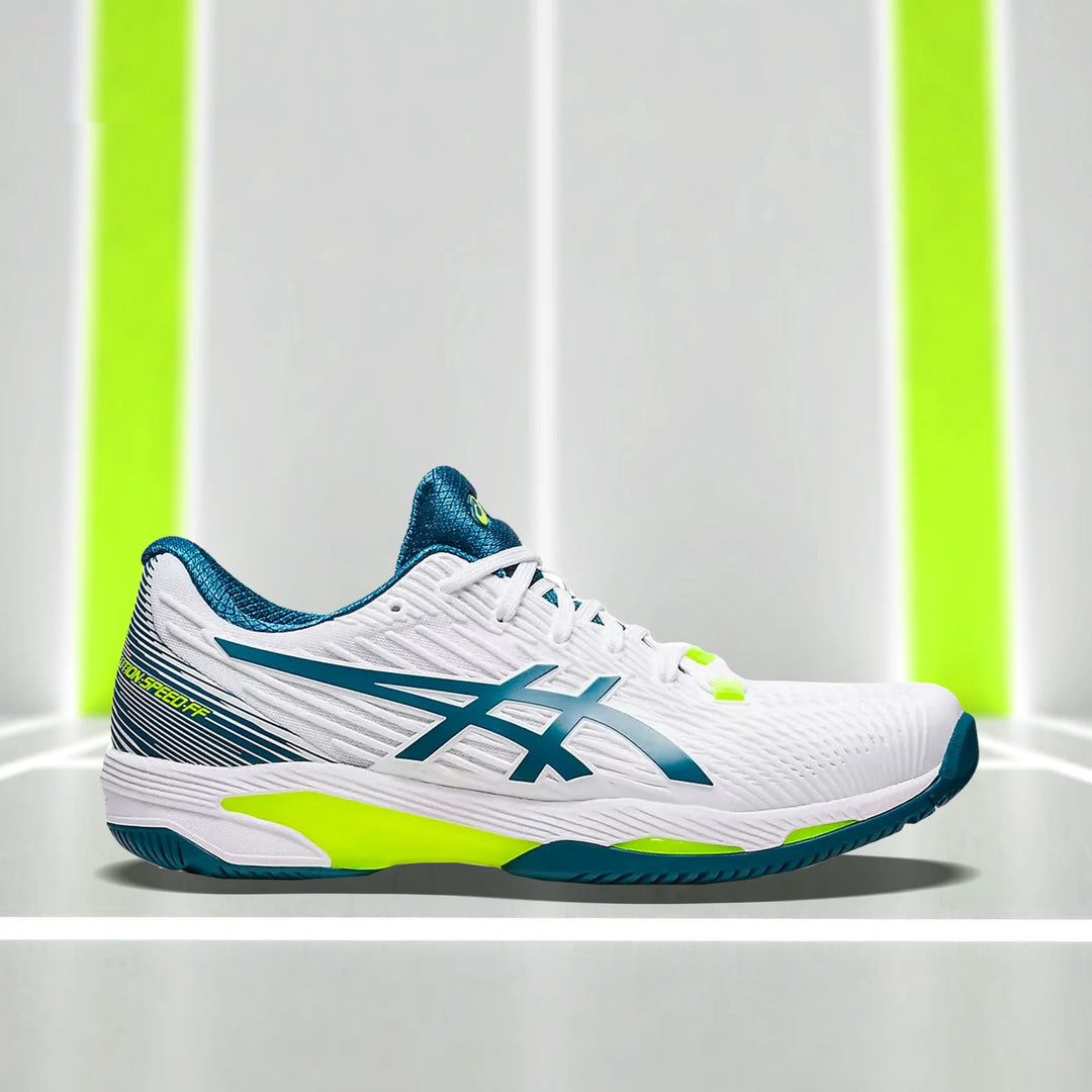 Asics Solution Speed FF2Tennis Shoes (White/Restful Teal)