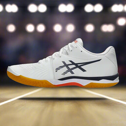 Asics_Court_Control_FF_3_BadmintonShoes_WhiteIndigo_Fog_Leftview_Instasport