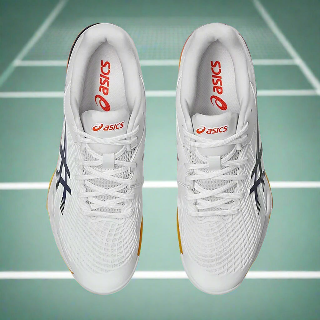 Asics_Court_Control_FF_3_BadmintonShoes_WhiteIndigo_Fog_Topview_Instasport