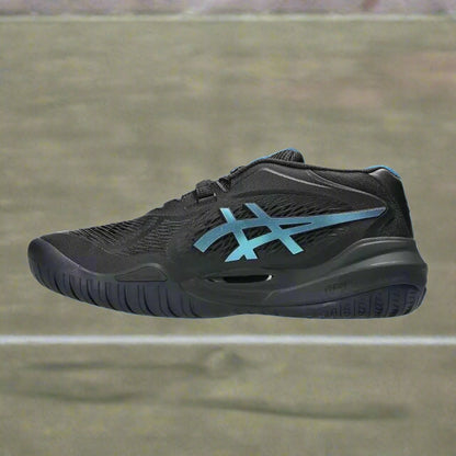 Asics_GelResolution_X_NightEnergy_TennisShoes_Black_PrismBlue_Left_Instasport