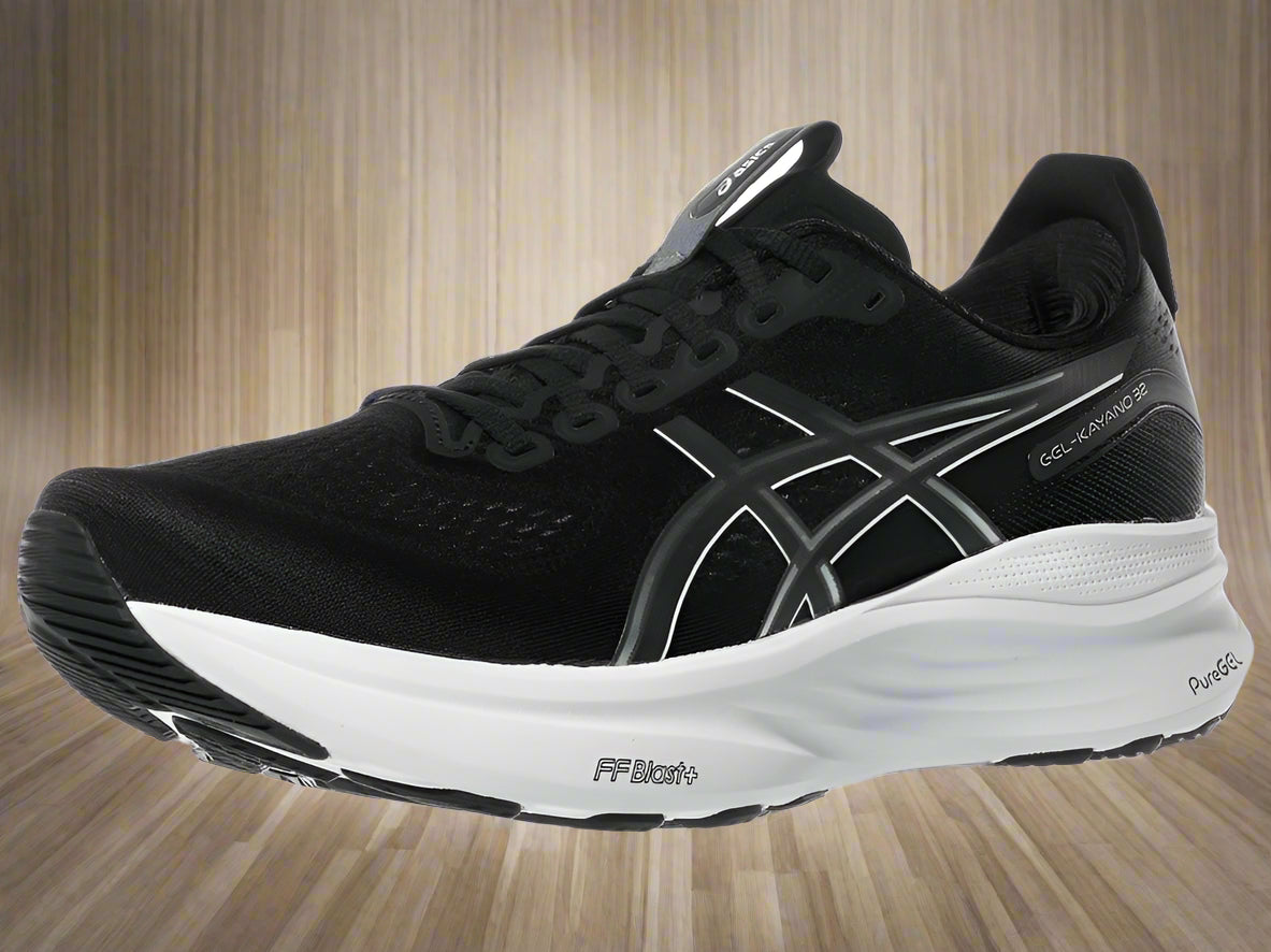 Asics_Gel_Kayano_Black_White_Cross_InstaSport