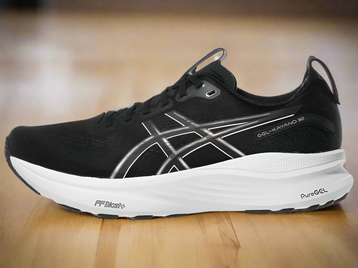 Asics_Gel_Kayano_Black_White_Right_InstaSport
