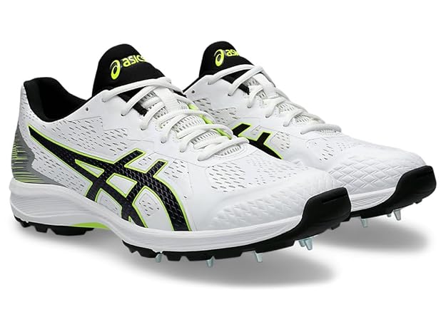 Asics Strike Rate FF Cricket Shoes - (White/Black) - 1111A245.100