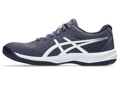 Asics_Upcourt6_Badminton_Shoes_Indigo_Fog_White_Left_InstaSport