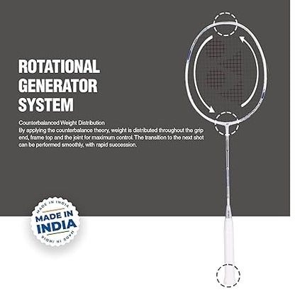 Yonex Astrox Attack 9 Badminton Racket - Pearl White - InstaSport