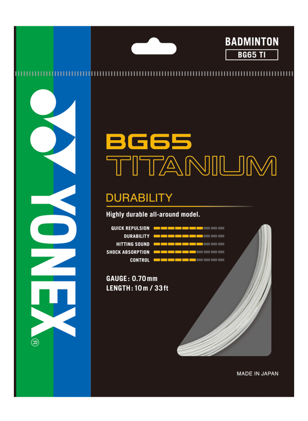 Yonex BG 65 Titanium - 0.7 mm - InstaSport