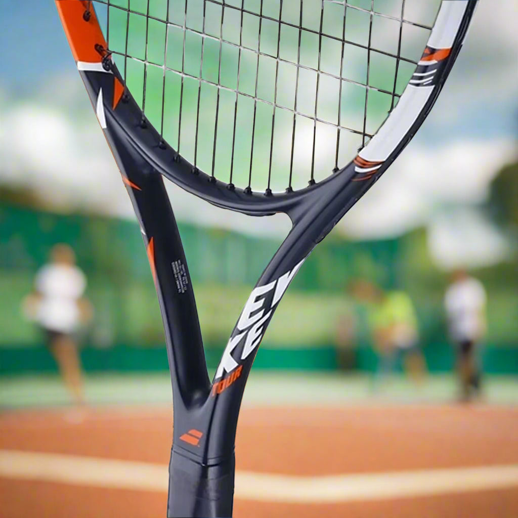 Babolat_Evoke_Tour_Strung_Tennis_Racquet_Throat_Instasport
